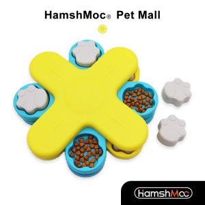 HamshMoc Interactive Pet Puzzle Toy Foraging Dog Toys IQ Sniffing Training Stress Relief Slow Eating Feeder Game Funny for Dog Puppy
