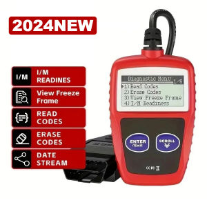 MS309 Car Fault Code Reader Accurate Engine Diagnostic Scanner Tool Read &Erase Fault Code OBD2 Scanner 16 Pin Universal Version