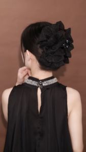 Elegant Shark Clip Hair Accessories Womens Butterfly Knot Hair Grips Volumizing Hair Clips Head Flowers Personal Care Tools