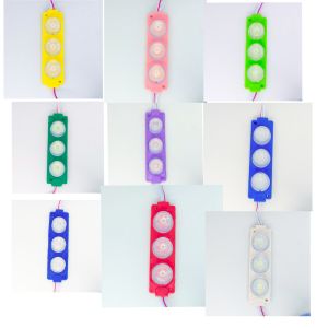 Lampu led 3 mata 16 pcs modul kolong kanal bis bak truk kontainer komplit sudah dirangkai request panjang kabel langsung pasang running otomatis speed mode bisa manual super terang