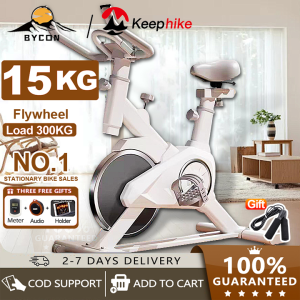 【COD】Aerobic exercise home fitness equipment,Heavy duty fitness equipment,Stationary Bike For Exercise Heavy Duty Bike Exercise At Home With CAL/KM Heart Rate Monitoring Exercise Bike