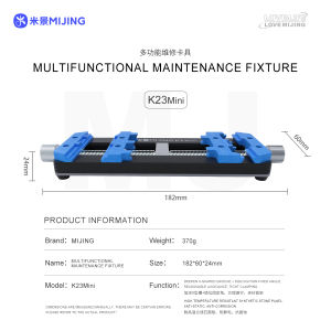 MIJING K23 Mini Multifunctional PCB Holder Fixture High Temperature Resistant Anti-Static Motherboard Clamp for Phone Repair