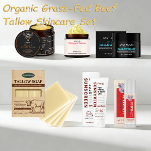 Beef Tallow Honey Balm Moisturizing Hydrating Face Cream Body Lotion Fades Fine Lines Tighten Soothen Brightening Facial Skin