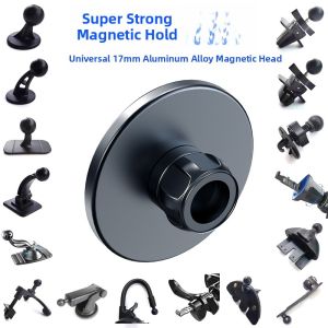 Magnetic Absorption Magsafe Stand Aluminum Alloy Mobile Phone Holder Universal Ball Head for iPhone Tesla Car Mount Accessories