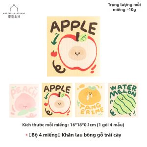 MODERN SWEETHOME | Khăn Bọt Biển Thấm Nước Bền Cottonwood Cho Bếp