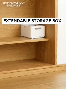 Extendable Storage Box / Retractable Wardrobe Organiser Box / Kitchen Drawer  Multipurpose Storage Solution