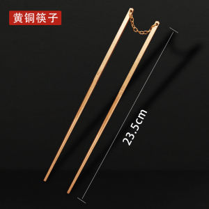 Handmade Bronze Chopsticks Carbon Clip Fire Clamp BBQ Clamp Wood Charcoal Outdoor Tools Long Handle Log Charcoal Tea Ceremony