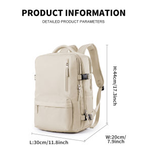 MOYYI Luggage Backpack Waterproof Travel Backpack 17inch Laptop Backpack Mens Ladies 180° Large-capacity Multifunctional Classification Bag Dry and Wet Storage Backpack School Bag Gym Bag