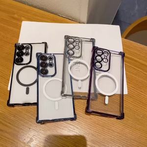 Fashion Magnetic Phone Case for Motorola Moto G86 G84 G77 G75 G72 G60 G60S G56 G54 G52 G35 G06 G15 G17 E15 G05 G04 E14 Soft Case