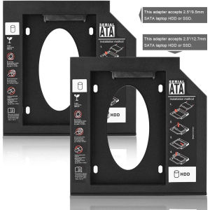 9.5mm 12.7mm Laptop Optical Bay HDD SSD Caddy Plastic Hard Drive Bracket Slim Hard Disk Mounting Frame for Notebook Optical Driv