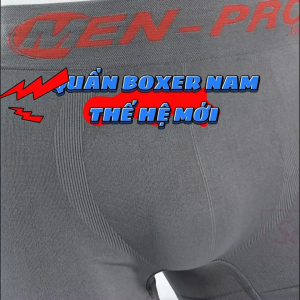 Quần boxer nam dệt kim liền mạch thun cotton thoáng mát quần lót đùi nam quần ship boxer