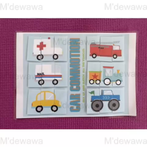 [ Puzzle ] Laminated Quiet Book  |   Montessori Early Learning Busy