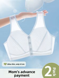 YUNASHA | Quick-Dry Womens Summer Underwear Cotton Bra Large Size