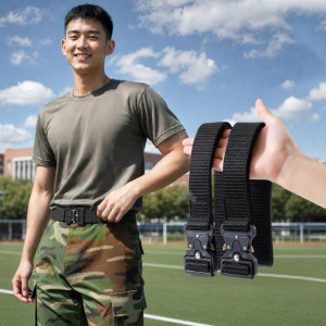 MICUI | Elastic Military Training Belt Women Teen Students
