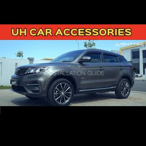 PROTON X70 18Y-ABOVE (4"=100MM) VENTTEC DOOR VISOR / WINDOW VENT VISOR DEFLECTORS