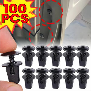 100PCS Car Mudguard Lining Fixing Clips Engine Guard Fasteners Rivet Screw Snap Kit For Volkswagen Passat Golf Tiguan Polo