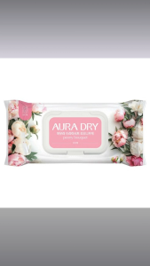 Aura Dry Sheet Peony Bouquet – Fabric Softener Dryer Sheets 100 Sheets Long-Lasting Floral Scent Anti-Static & Anti-Wrinkle Fabric Care