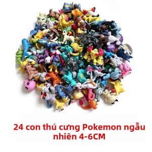 Takara Tomy | Bộ Mô Hình Nhân Vật Pokemon Anime - 24-72 Chiếc Đồ Chơi Hành Động Pikachu Đồ Trang Trí Thú Cưng Hoạt Hình Mini 4-6cm Búp Bê Mô Hình Sưu Tầm Dành Cho Mọi Lứa Tuổi