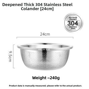 Heavy Duty Stainless Steel Food Preparation Set for Kitchen