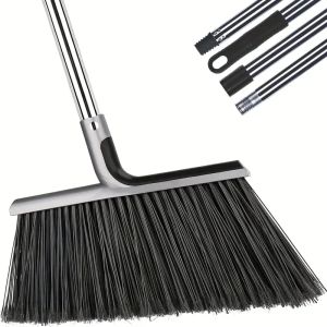 Heavy-Duty Broom Outdoor for Courtyard Garage Lobby Mall Market Floor Kitchen Room Office Pet Hair Rubbish Cleaning