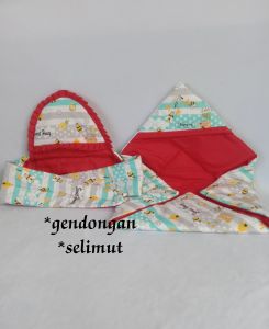 Paket Hemat 2in Gendongan & Selimut Bayi Baru Lahir