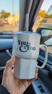 Ly Hút Thép Không Gỉ Phong Cách Thủy Tinh Có Chống Rỉ - 1 Cốc