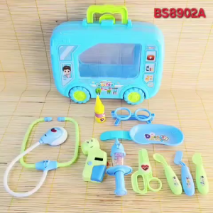 [Freeship] Hộp Vali Xe Đẩy Đồ Chơi Bác Sĩ Màu Xanh Dành Cho Bé BS8902A -❣️❣️❣️