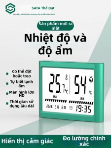 SATA | Thiết Bị Đo Độ Ẩm Và Nhiệt Độ Chính Xác Cho Nhà