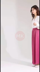 [PERAK SELLER] MK SKIRT WOMEN Zia Pleated A Line Women Long Skirts / Skirt Pajang Wanita [S15/517]