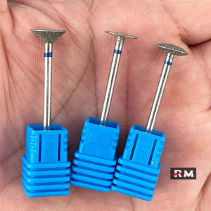 美甲飞碟打磨头 金刚砂碟美甲磨头 短指甲修型 穿戴甲片打磨塑形 指尖修整 2.35美甲工具 T型大飞碟盘金钢石磨头