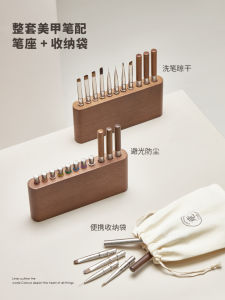 Professional High-End Nail Art Pen Set round And Square Construction Carving Painting Therapy Line Drawing French Style Brush