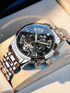 OLEVS | Automatic Mechanical Watch Multi-Function Night Light Steel Band