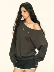 Aaisup | Áo Sweater Cổ Đứng Dáng Rộng