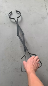 Claws for gripping indoor/outdoor fireplaces tools for fireplaces Camping tongs fireplace tongs folding fireproof tongs