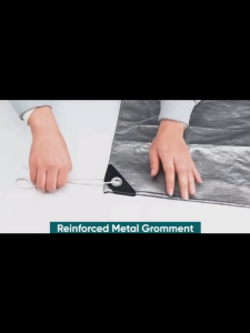 Heavy Duty Thickened Trapal Lona 100% Waterproof Rainproof Cloth UV Protection Tarpaulin with Anti-aging Coating Free Rope Oversize