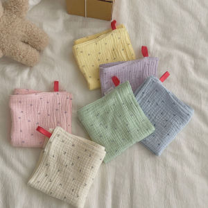 Ailyer Kim Baby Small Square Towel Kids Pure Cotton Gauze Four-Layer Soft Face Washing South Korea Pat Towel