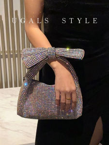 UGALS | Bridal Rabbit Design Bow Clutch Bag