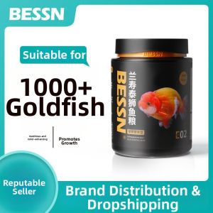 BESSN Goldfish Feed Large And Small Granules Float down Sink Fish Food Digital Accessories USB Cable Output Other