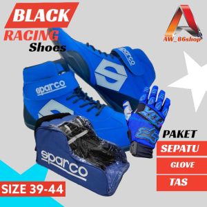 SEPATU TOURING DRAG RACE SWALLOM SEPATU BALAP BIRU