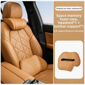 YORLELIE | Premium Memory Foam Neck Pillow Waist Support Set