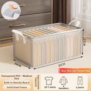Transparent Clothes Storage Box