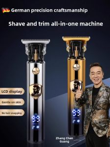 MONLEYTA | German Precision Electric Hair Clippers Mens Shaving Machine Dual Use Hair Trimming And Beard Shaving Integrated Device Stainless Steel Blade