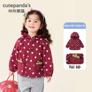 CUTEPANDAS | Quần Áo Ngoài Thoải Mái Cho Bé Gái