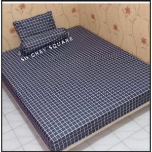 Sarung Kasur Busa Resleting 180x200 No 1 Tinggi 5cm 10cm 15cm 20cm Bahan Microtex