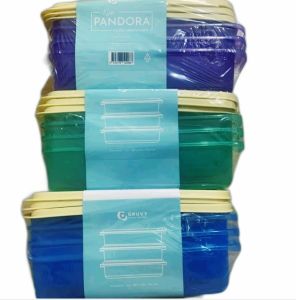 Sealware neo pandora Food Container 3 set 1500 ml