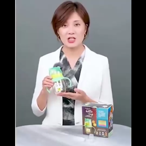 Tommee Tippee TT Growing star weighted straw cup sippy cup baby drinking bottle for toddlers 180ml/240ml/300ml