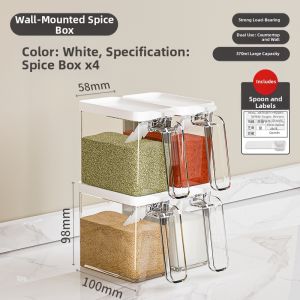 BAOJIAWANG | Wall-mounted Sealed Premium Spice Organizer