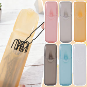 YESPERY 6Pcs Mini Portable Storage Boxes Small Parts Organizer Travel Toothpick Pill Jewelry Storage Box