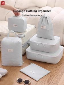 Travel Clothing Organizer Bag for Compression and Separate Storage