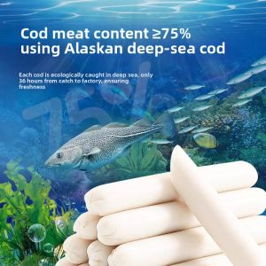 WENXIANGZAN | High Protein Low Fat Snack Cod Sausage